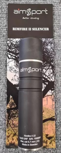 Aimsport Rimfire II .17 1/2"x20 UNF - Pienoiskiväärin äänenvaimentajat - 090630 - 1