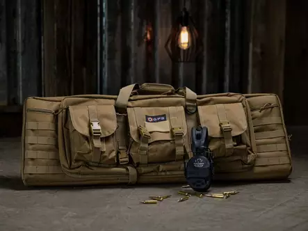 GPS 36" Double Rifle Case FDE - Pehmeät aselaukut kivääreille - 888151037140 - 2