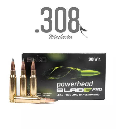Sako Powerhead Blade Pro .308Win 10,5g 20pcs - Patruunat 308 Winchester - C629644ASA10 - 1