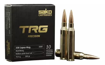 Sako TRG Precision .338 LM 19,4g 10pcs - Patruunat 338 Lapua Magnum - C644300FSB10 - 1