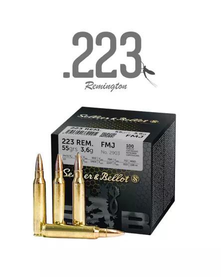 S&B FMJ .223 Rem 3,6g - .223 Rem - 8590690341870 - 2