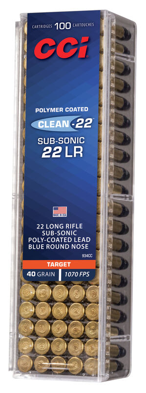 CCI Subsonic Clean-22 .22 LR 2,6g 100pcs - .22 Lr - 0604544650310 - 1
