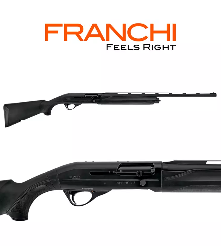 Franchi Affinity III Black 20/76 - Mustat - FA0463700 - 1