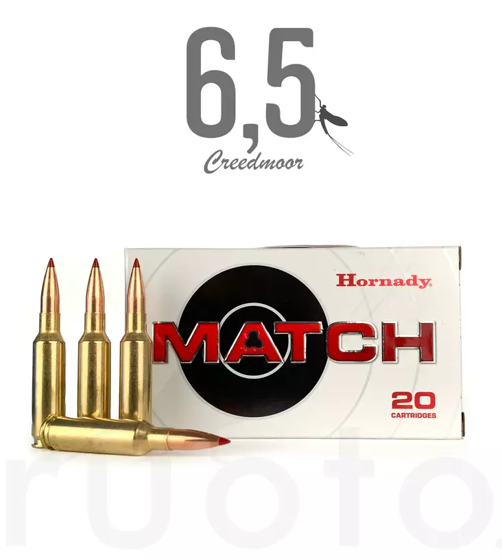 Hornady ELD Match 6,5 Crmr 7,8g 20pcs - Patruunat 6,5 Creedmoor - 090255814910 - 1