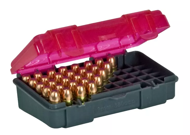 Plano Handgun 50pc Ammo Case 9mm/38 Auto - Patruunakotelot - 024099122450 - 1
