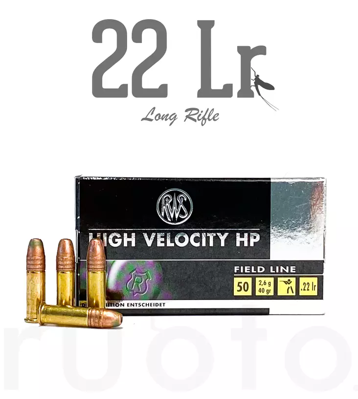 RWS High Velocity HP .22 LR 2,6g - Patruunat 22 LR - 4000294132490 - 1