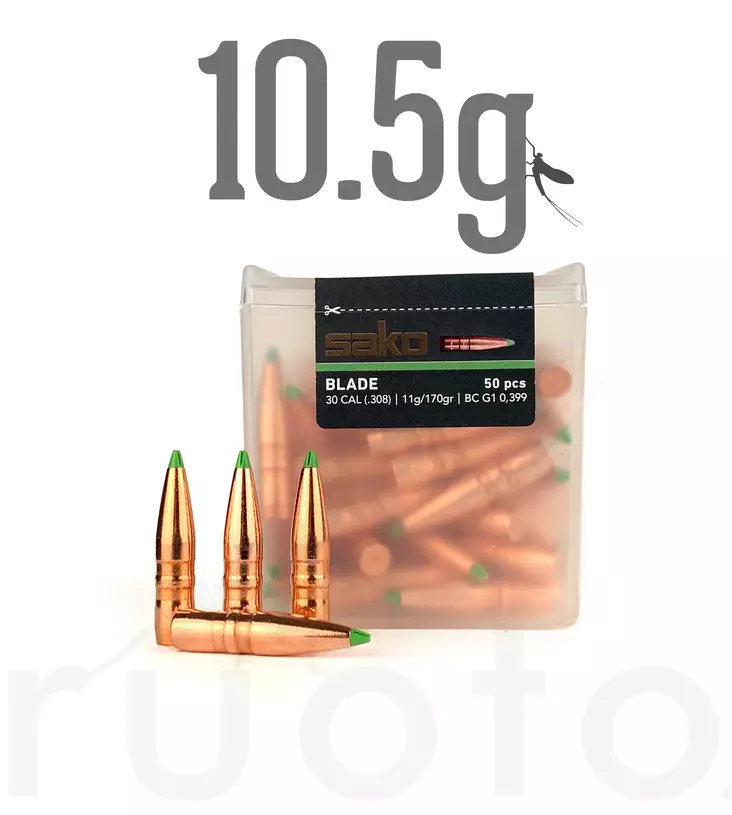Sako Powerhead Blade .30 10,5g 50pcs - .30 luodit - 6438053157510 - 1