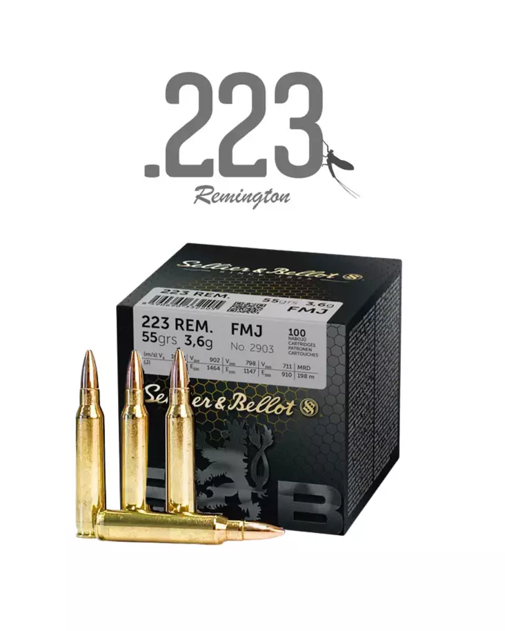 S&B FMJ .223 Rem 3,6g - .223 Rem - 8590690341870 - 2