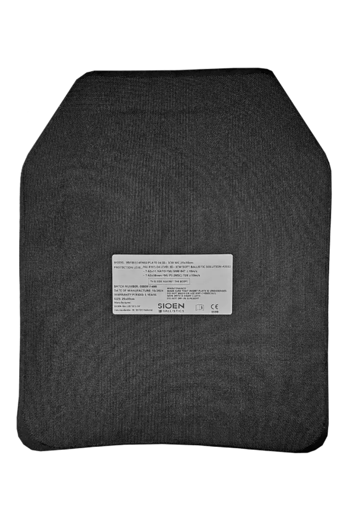 Sioen Ballistics RESTAC NIJ III+ ICW 25x30cm - Luotisuojalevyt - 9BF00024FNS0 - 1