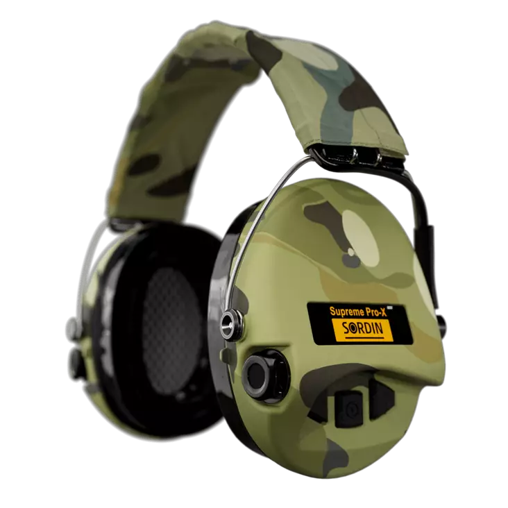 Sordin Supreme Pro-X Led Camo - Kuulosuojaimet - 7392749009240 - 2