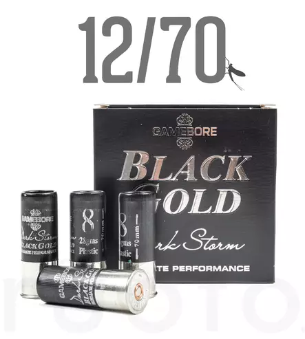 12/70 Gamebore Black Gold Dark Storm 28g 8 - Ratapatruunat - 5056217522991 - 2