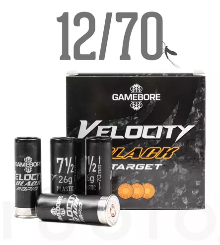 12/70 Gamebore Veloce Black Target 26g 7,5 - Ratapatruunat - 5056217521581 - 2
