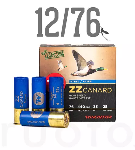 12/76 Winchester ZZ Canard 33g - Metsästyspatruunat, teräs - 634957782261 - 1