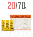 20/70 B&P F2 Long Range 28g 10pcs - Metsästyspatruunat, lyijy - 8033109434041 - 1