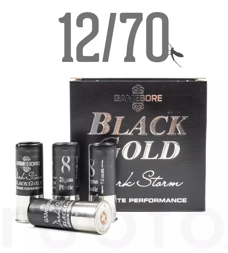 12/70 Gamebore Black Gold Dark Storm 28g 8 - Lyijy Skeet, Trap ja Sporting - 5056217522991 - 2