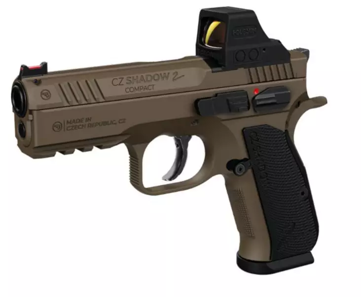 CZ Shadow 2 Compact Bronze + Holosun HE508T - Pistoolit 9x19 - 04340743PL240311 - 1