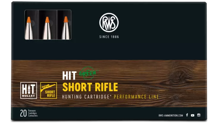 RWS Hit Short Rifle 8x57JS 10,4g 20pcs - Patruunat 8x57 IS/IRS - 4000294084751 - 1