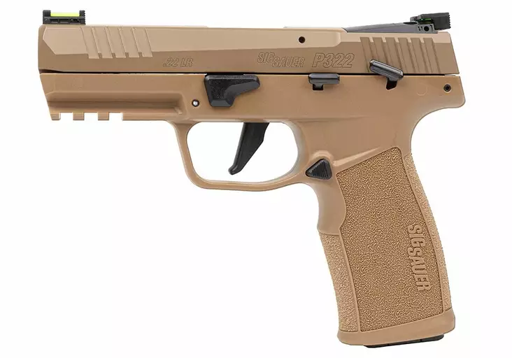 Sig Sauer P322 OR Coyote Tacpac .22LR - Pienoispistoolit - 798681671731 - 1
