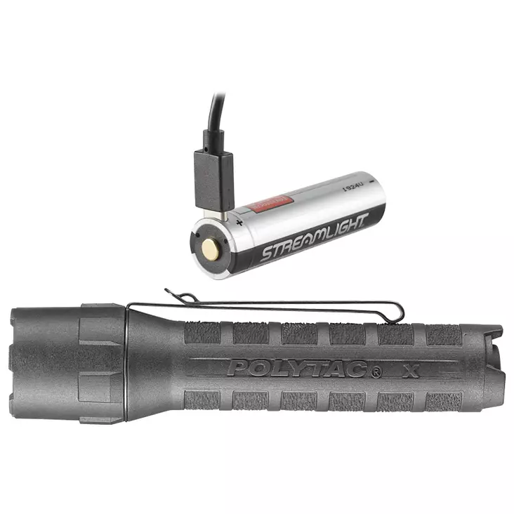 Streamlight PolyTac X USB Black - Taskulamput ja hakuvalot - 080926886131 - 1