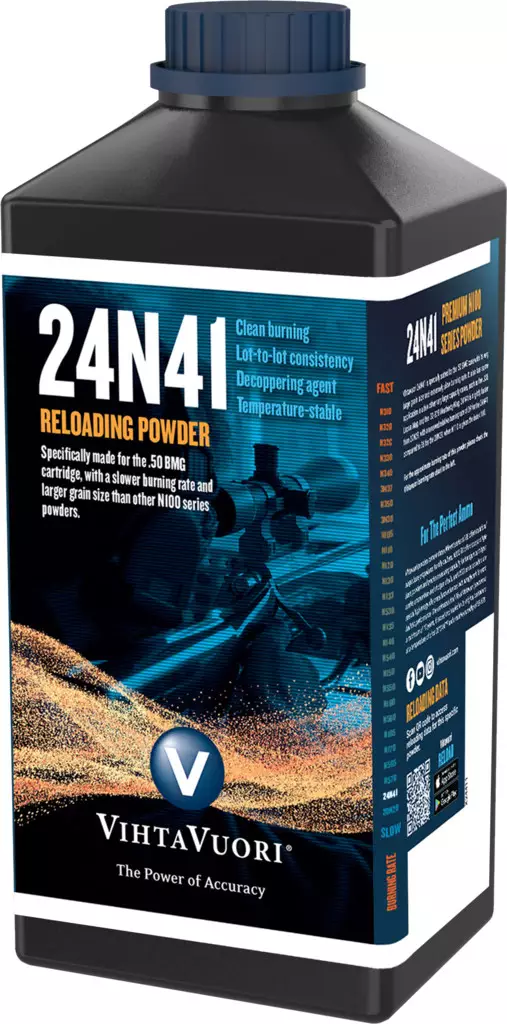 Vihtavuori Premium Gunpowder 24N41 1kg - 1 kg ruutipakkaukset - 6420615700111 - 1