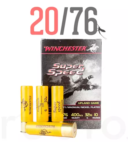 20/76 Winchester Super 32g 10pcs - Metsästyspatruunat, lyijy - 634957771432 - 2