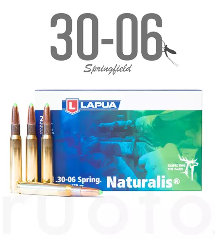 Lapua Naturalis 30-06 Sprg 11,0g 20pcs - Patruunat 30-06 Springfield - 6418267103442 - 1