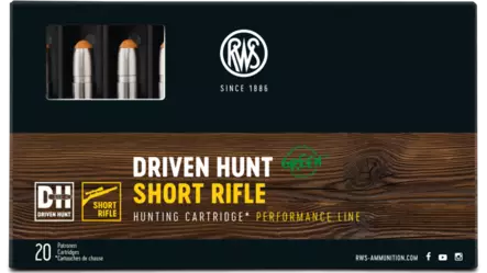 RWS Driven Hunt Short Rifle .308 Win 9,7g 20pcs - Patruunat 308 Winchester - 4000294283062 - 1
