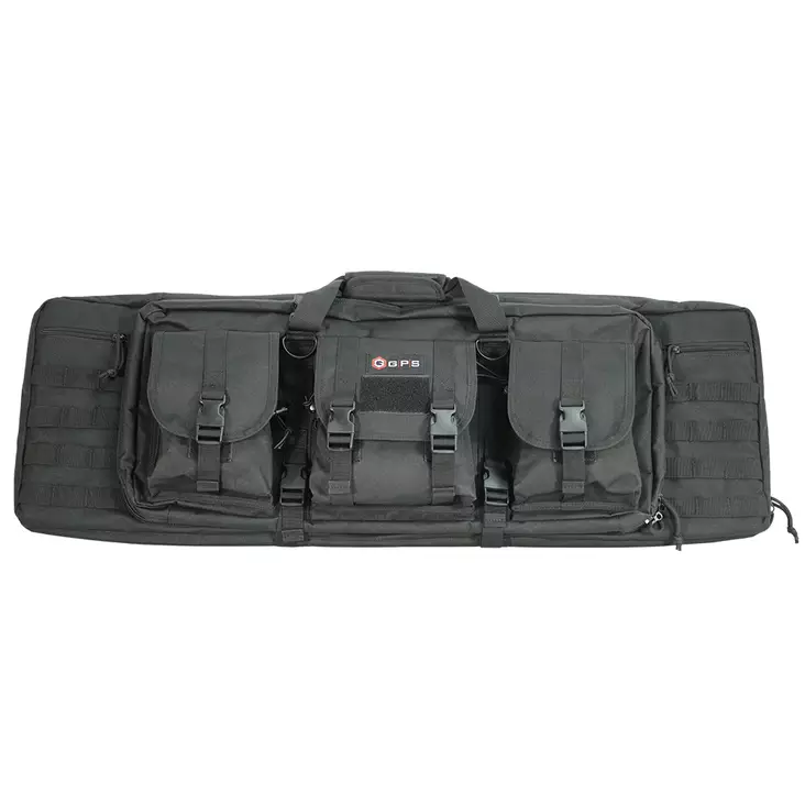 GPS 42" Double Rifle Case Black - Pehmeät aselaukut kivääreille - 888151032282 - 1
