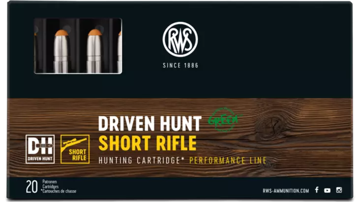 RWS Driven Hunt Short Rifle .308 Win 9,7g 20pcs - Patruunat 308 Winchester - 4000294283062 - 1