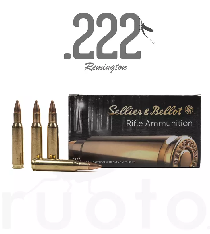 S&B FMJ .222 Rem 3,24g 20pcs - Patruunat 222 Remington - 8590690330102 - 2
