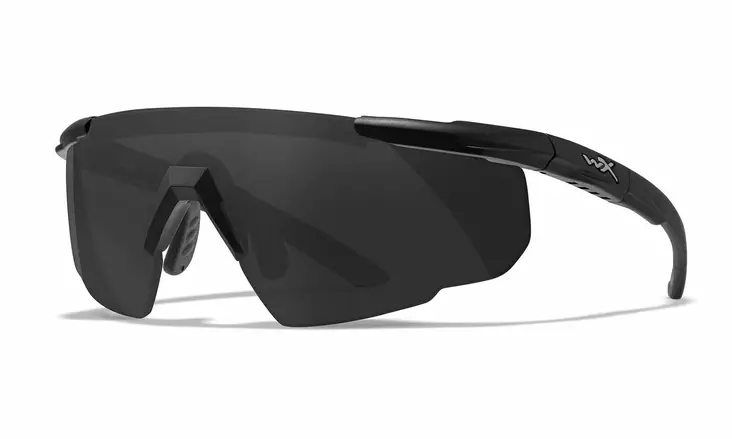 Wiley X Saber Advanced Ballistic Eyewear - Matte Black Frame - Ampumalasit - 712316003032 - 1