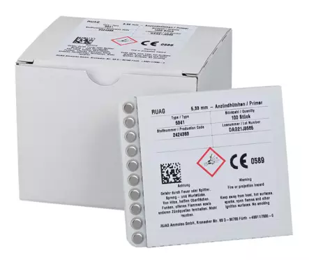 RWS 5341 Large Rifle Primer - Nallit, patruunoiden lataus - P8RN2423483 - 1