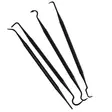 Birchwood Firearm Cleaning Picks 4pcs - Aseen putsaussarjat - 029057411133 - 1