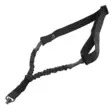 UTG Single Point Bungee Sling with QD Sling Swivel Black - Taktiset asehihnat - 4717385552333 - 1