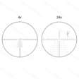 Vector Optics Continental x6 4-24x56 VEC-MBR HD FFP Scope - Tähtäimet pitkän matkan ammuntaan - 6976386122053 - 12