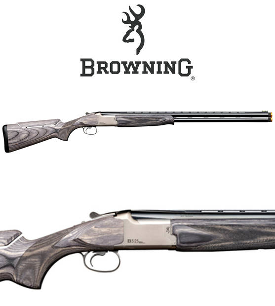 Browning B525 Sporter Laminated 12/76, säätöperällä - Ratahaulikot - 0108154303 - 1