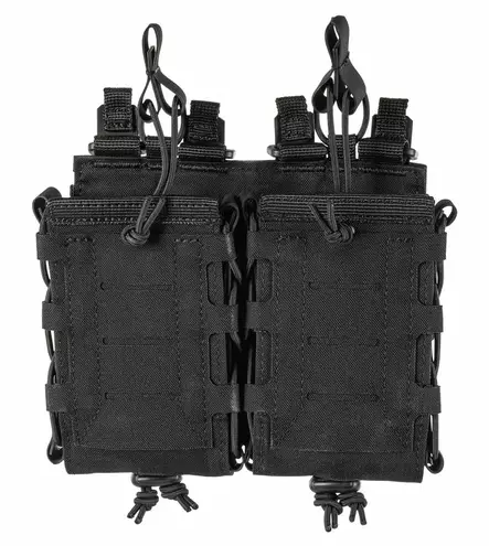 5.11 Flex Double Multi Caliber Pouch Black - Kiväärien lipastaskut - 888579913064 - 1