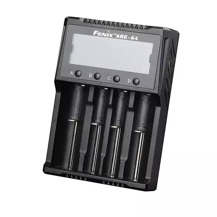 Fenix ARE-A4 18650 Akkulaturi 4-akkua - Taskulamput ja hakuvalot - 6942870306414 - 1