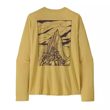 Patagonia M's Cap Cool Daily Shirt - Cloud Crag Limestone Yellow - Mustat - 198077768104 - 1