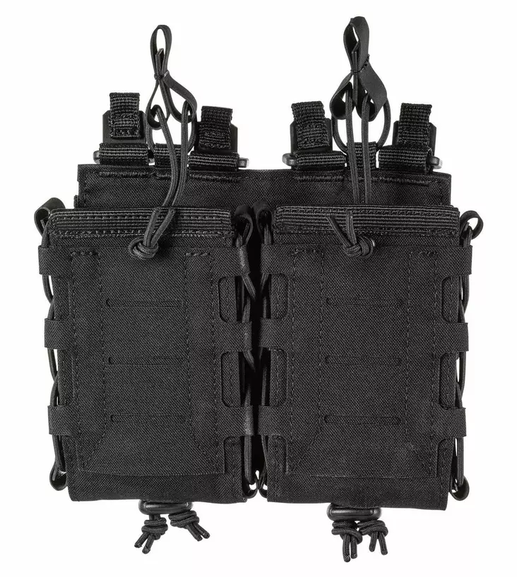 5.11 Flex Double Multi Caliber Pouch Black - Kiväärien lipastaskut - 888579913064 - 1