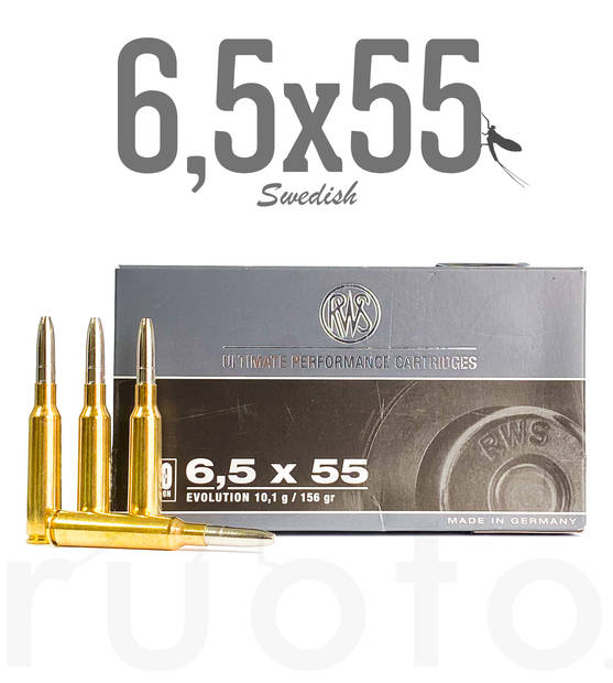 RWS Evolution 6,5x55 10,0g 20pcs - Patruunat 6,5 x 55 SE - 4000294185564 - 1