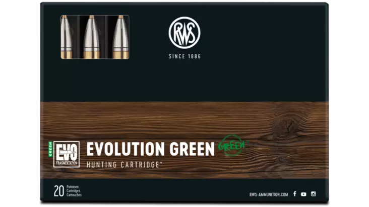 RWS Evo Green 9,3x74R 11,9g 20pcs - Muut kiväärikaliiperit - 4000294183294 - 1