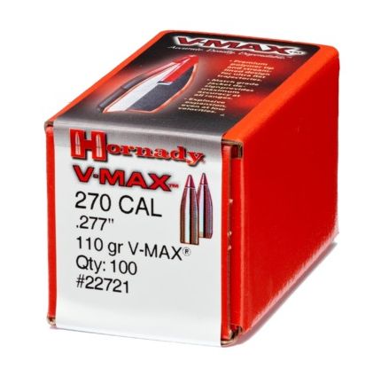 Hornady V-Max .270 110gr 100pcs - Muut kaliiperit - 090255227215 - 2