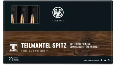 RWS Teilmantel Spitz 5,6x52 R 4,6g 20pcs - Muut kiväärikaliiperit - 4000294116865 - 1