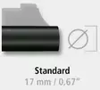Blaser R8 Barrel Standard 6,5x55 SE Stand 58cm 15x1 - Blaser-kivääreiden vaihtopiiput - 6020800405 - 1