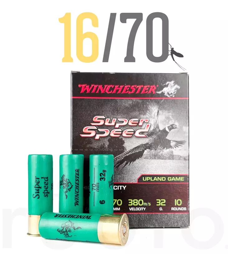 16/70 Winchester Super S 32g 10pcs - Metsästyspatruunat, lyijy - 634957818205 - 2
