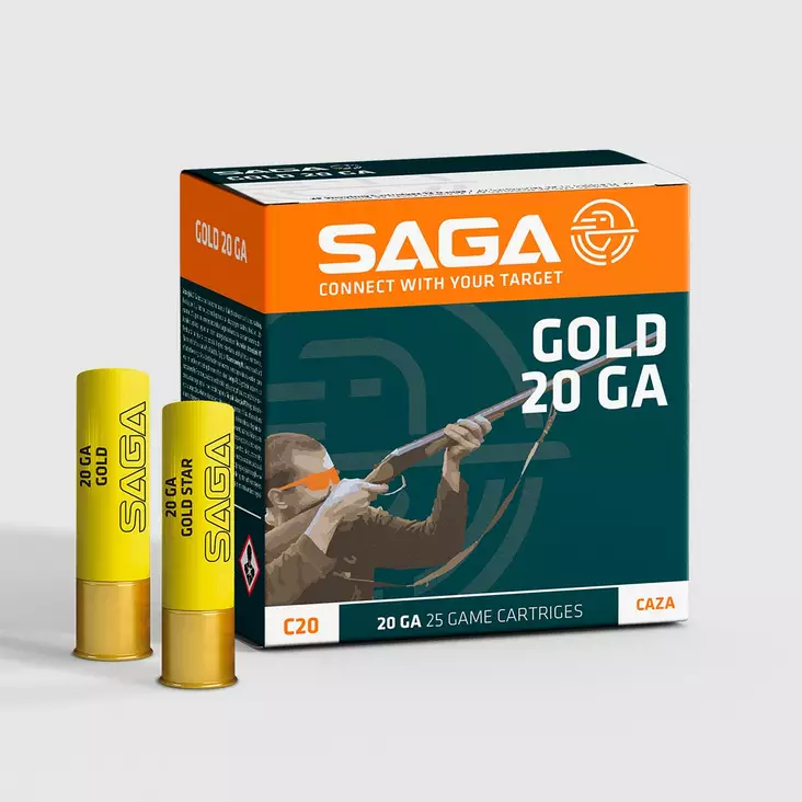 20/70 Saga Gold Steel 24g 25pcs - Metsästyspatruunat, teräs - 108365 - 1