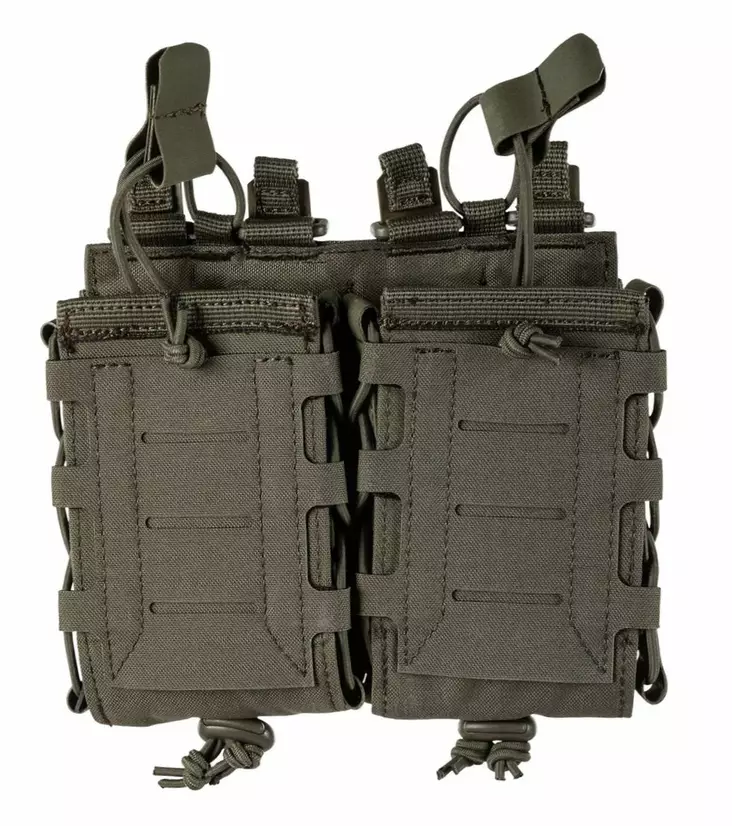 5.11 Flex Double Multi Caliber Pouch Green - Kiväärien lipastaskut - 888579913095 - 1