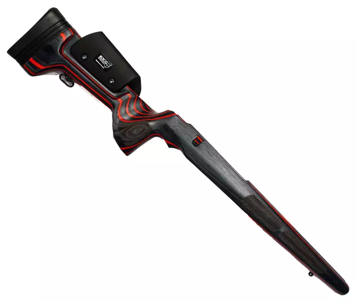 KKC Aihio Black/Red - Kiväärintukit Laminaatti - 8305 - 1