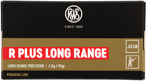 RWS R Plus Longrange .22 LR 2,8g 50pcs - .22 Lr - 4000294140365 - 1